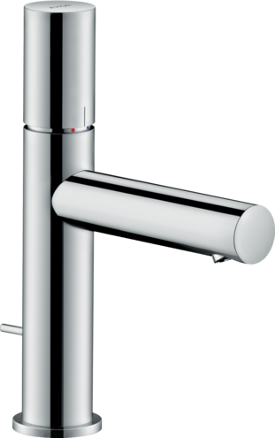 Купить купить смеситель для раковины axor uno 110, с рукояткой zero с незапираемым сливным набором, хром арт. 45001000