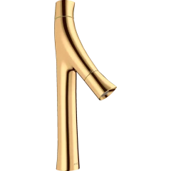 Смеситель для раковины Axor Starck Organic 170, с двумя рукоятками, для накладной раковины, с не запираемым сливным набором, полированная медь арт. 12012930