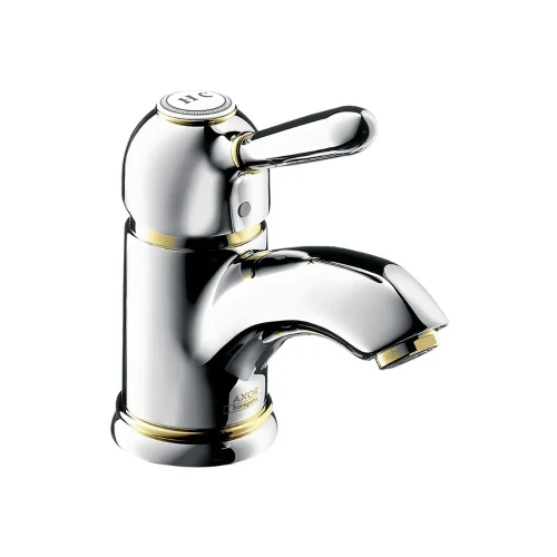 Купить купить смеситель axor carlton для раковины с высотой излива 70 мм со сливным гарнитуром, хром и золото арт. 17010000