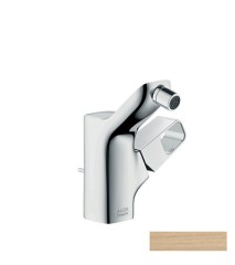 Смеситель для биде Axor Urquiola, однорычажный, со сливным гарнитуром, шлифованная бронза арт. 11220140