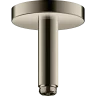 Купить купить потолочное подсоединение axor showersolutions, 100 мм, полированный никель арт. 26432830