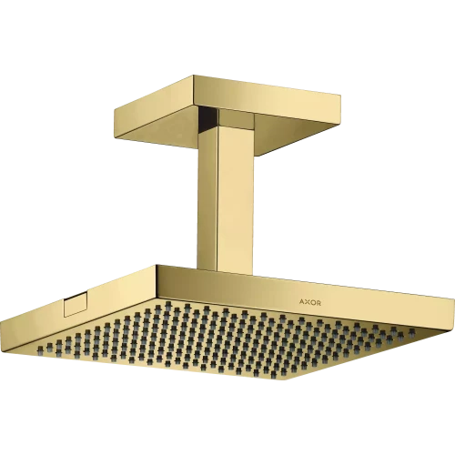 Купить купить верхний душ axor showercollection, для скрытого монтажа, потолочное соединение, 24x24 см, полированная медь арт. 10929930