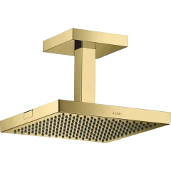 Верхний душ Axor ShowerCollection, для скрытого монтажа, потолочное соединение, 24x24 см, полированная медь арт. 10929930