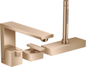 Купить купить смеситель на край ванны axor edge на 3 отверстия, полированное красное золото арт. 46430300