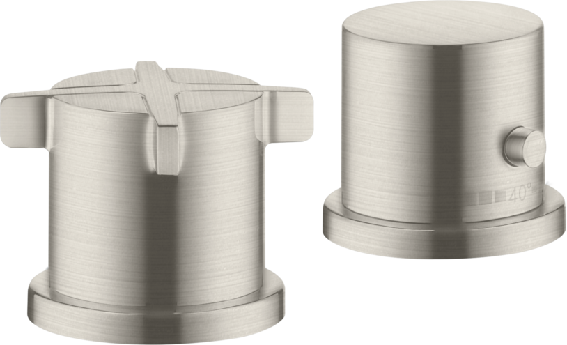 Купить купить термостат на край ванны axor citterio e на 2 отверстия, сталь арт. 36412800