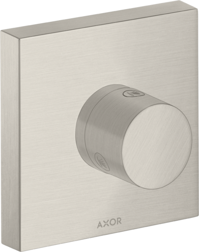 Купить купить запорный/переключающий вентиль axor showersolutions trio/quattro 120/120, скрытого монтажа, сталь арт. 10932800