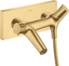 Термостат для ванны Axor Starck Organic, внешнего монтажа, шлифованное золото арт. 12410250