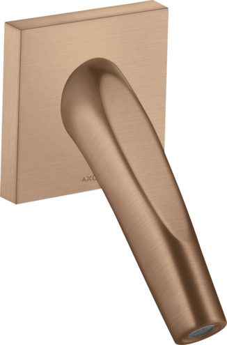 Купить купить излив на ванну axor starck organic, шлифованное красное золото арт. 12417310