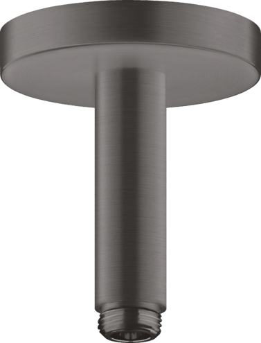 Купить купить потолочное подсоединение axor showersolutions, 100 мм, шлифованный черный, хром арт. 26432340