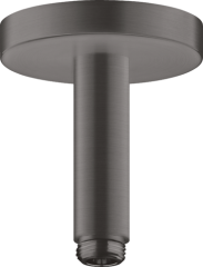 Потолочное подсоединение Axor ShowerSolutions, 100 мм, шлифованный черный, хром арт. 26432340