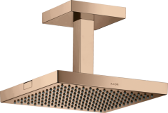 Верхний душ AXOR ShowerSolutions 240/240 1jet, с потолочным подсоединением, полированное красное золото арт. 10929300