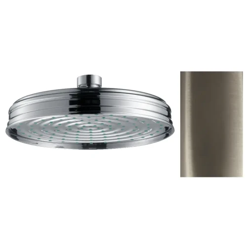 Купить купить верхний душ axor montreux classic, 180 мм, 1 jet, полированный никель арт. 28487830