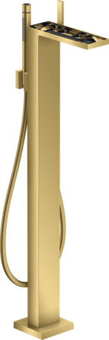 Купить купить смеситель для ванны axor myedition напольный без панели, полированное золото арт. 47442990