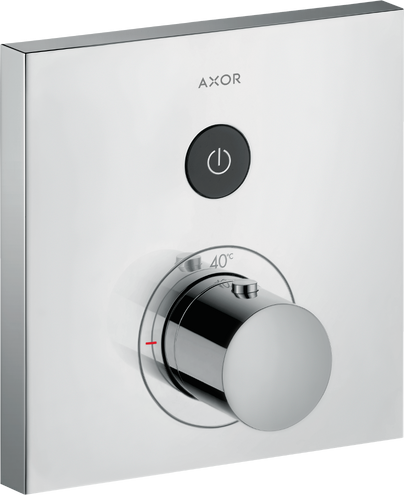 Купить купить термостат axor showerselect для 1 потребителя, скрытого монтажа, квадратный, сталь арт. 36714800