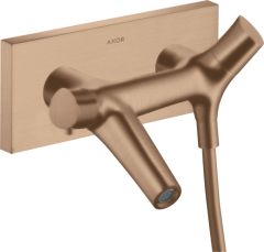 Термостат для ванны Axor Starck Organic, внешнего монтажа, шлифованное красное золото арт. 12410310