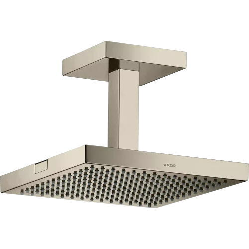 Купить купить верхний душ axor showercollection, для скрытого монтажа, потолочное соединение, 24x24 см, полированный никель арт. 10929830