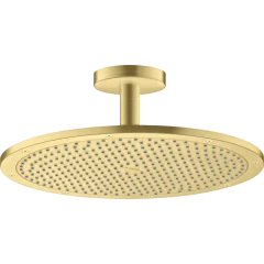 Верхний душ Axor ShowerSolutions, 350, 1 jet, потолочным подсоединением, шлифованная медь арт. 26035950