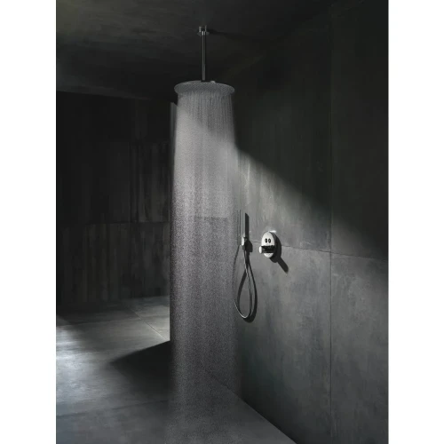 Купить купить верхний душ axor showersolutions, 350, 1 jet, потолочным подсоединением, шлифованная медь арт. 26035950