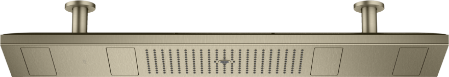 Купить купить верхний душ axor showerheaven 1200/300 4jet, с подсветкой 5000 k, матовый никель арт. 10629820