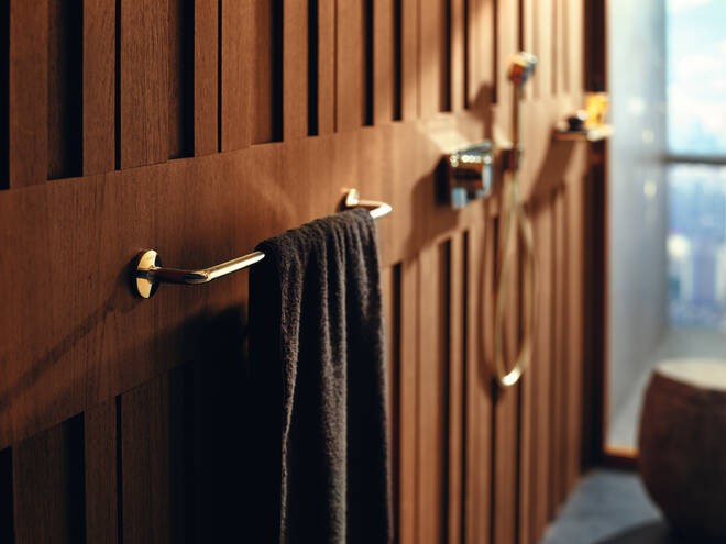 Купить купить полка axor universal circular, полированное золото арт. 42844990