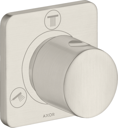 Купить купить запорный/переключающий вентиль trio/quattro axor citterio m, скрытого монтажа, сталь арт. 34920800