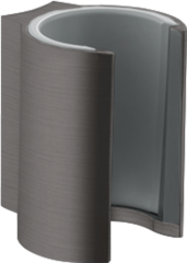 Держатель ручного душа Axor Starck, шлифованный черный, хром арт. 27515340