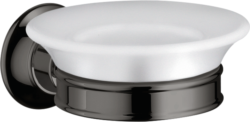 Купить купить мыльница axor montreux полированный черный, хром арт. 42033330