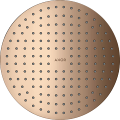 Верхний душ AXOR ShowerSolutions 250 2jet, потолочный монтаж, полированное красное золото арт. 35298300