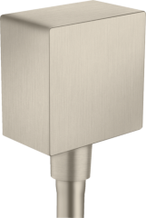 Шланговое подсоединение Axor ShowerSolutions квадратное, матовый никель арт. 36732820