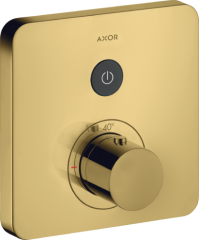 Термостат AXOR ShowerSelect для 1 потребителя, скрытого монтажа, softsquare, полированное золото арт. 36705990