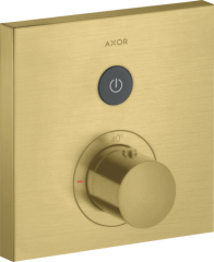 Термостат AXOR ShowerSelect для 1 потребителя, скрытого монтажа, квадратный, матовая латунь арт. 36714950