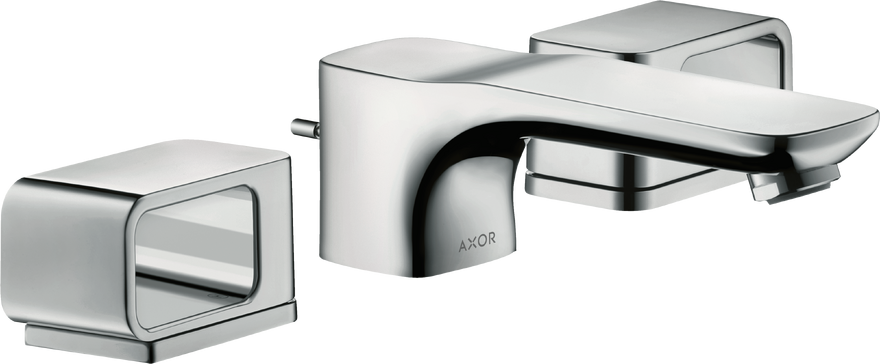 Купить купить смеситель для раковины axor urquiola на 3 отверстия, 50, с отдельными розетками, хром арт. 11041000