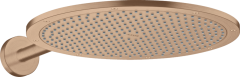 Верхний душ AXOR ShowerSolutions 350 1jet, с держателем, шлифованное красное золото арт. 26034310