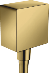 Шланговое подсоединение Axor ShowerSolutions квадратное, полированное золото арт. 36732990
