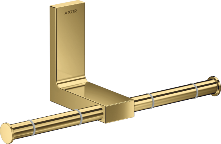 Купить купить держатель для туалетной бумаги двойной axor universal rectangular, полированное золото арт. 42657990