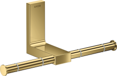 Держатель для туалетной бумаги двойной AXOR Universal Rectangular, полированное золото арт. 42657990