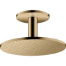 Купить купить верхний душ axor showersolutions, с потолочным подсоединением, 300 мм, 1 jet, полированная бронза арт. 35301130