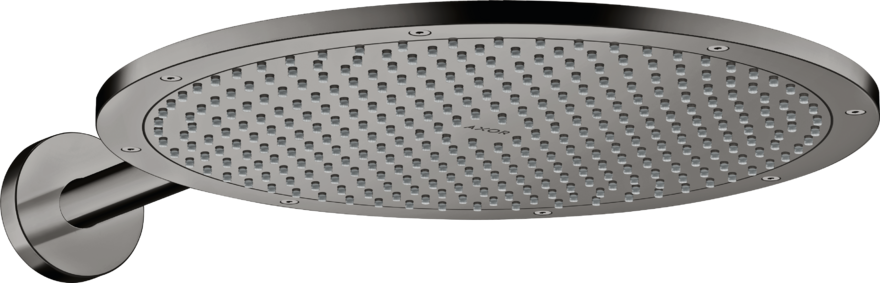 Купить купить верхний душ axor showersolutions 350 1jet, с держателем, полированный черный, хром арт. 26034330