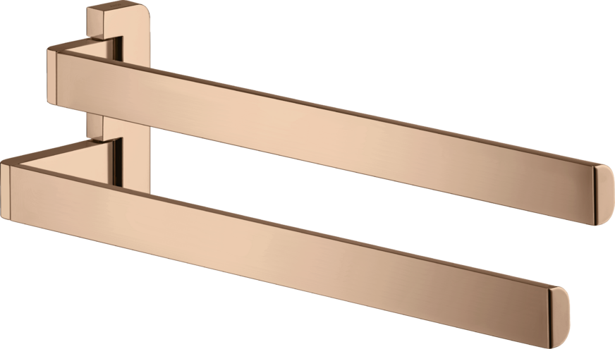 Купить купить двойной полотенцедержатель axor universal softsquare полированное красное золото арт. 42821300