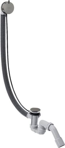 Купить купить набор для слива-перелива для нестандартных ванн axor, полированный черный, хром арт. 58318330