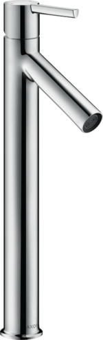 Купить купить смеситель axor starck для раковины с высотой излива 250 мм с рукояткой петлей с незапираемым сливным набором, хром арт. 10103000