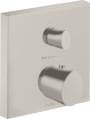 Термостат Axor Starck Organic, с запорным вентилем, сталь арт. 12715800