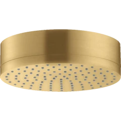 Верхний душ Axor Citterio, 180 мм, 1 jet, шлифованное золото арт. 28489250