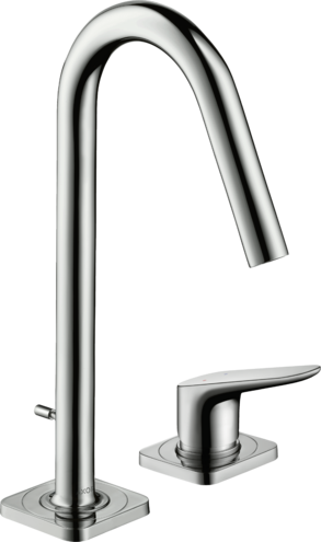 Купить купить смеситель для раковины axor citterio m на 2 отверстия , 160, со сливным гарнитуром, хром арт. 34132000