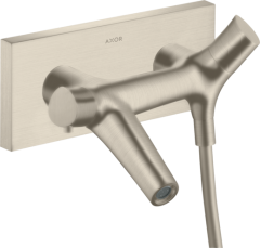 Термостат для ванны Axor Starck Organic, внешнего монтажа, шлифованный никель арт. 12410820