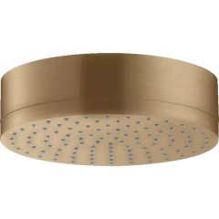 Верхний душ Axor Citterio, 180 мм, 1 jet, шлифованная бронза арт. 28489140