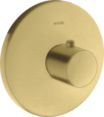 Термостат AXOR Uno для скрытого монтажа, матовая латунь арт. 38375950