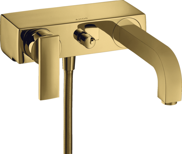 Купить купить смеситель для ванны axor citterio внешнего монтажа, с рукояткой-петлей, полированное золото арт. 39400990