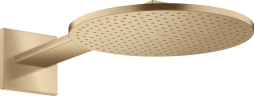 Купить купить верхний душ axor showersolutions 300 2jet, с держателем, матовая бронза арт. 35303140