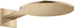 Верхний душ AXOR ShowerSolutions 300 2jet, с держателем, матовая бронза арт. 35303140